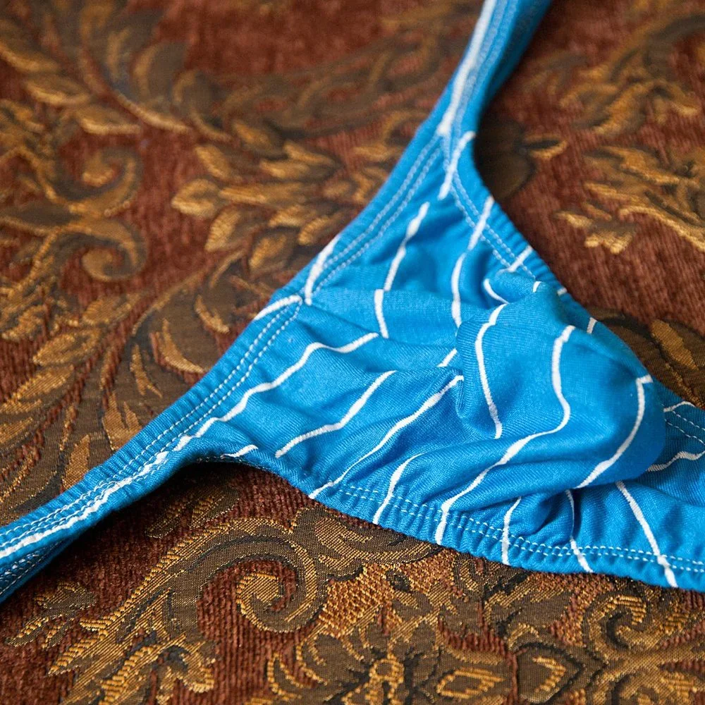 Mens Thin Sides Thong Handmade - Picture 4 of 5